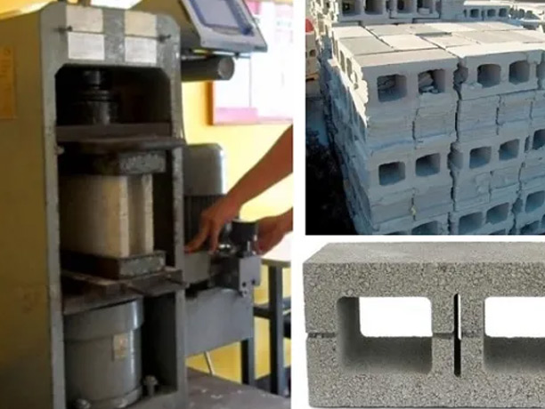 Solid Block Concrete Compression Test